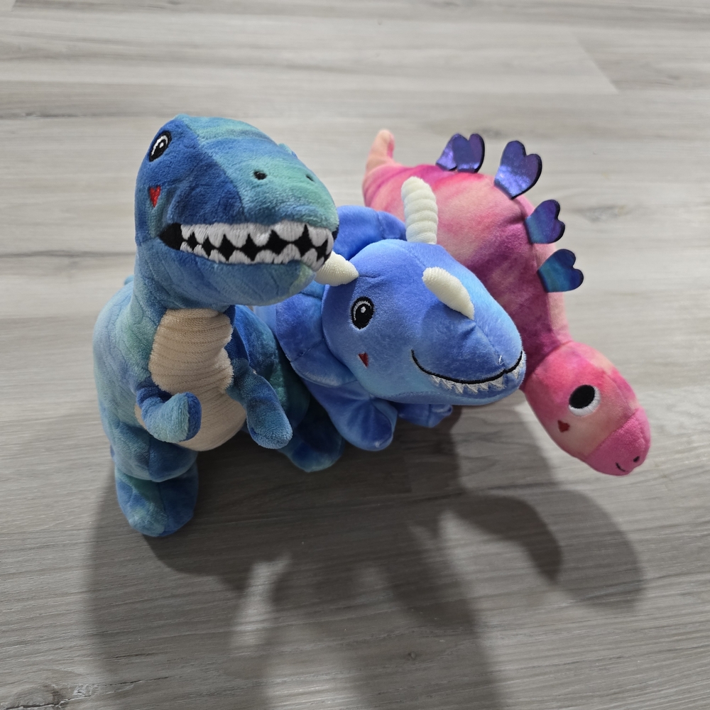 Colorful Dinosaur Plush Toy Set